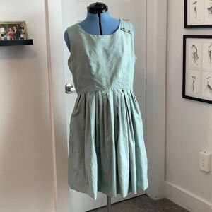 Chic Light Blue Sleeveless Dress